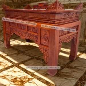 Bàn giả ô sa hương đá chân 14 2 cổ