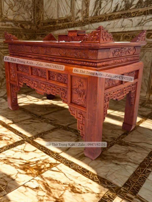 Bàn giả ô sa hương đá chân 14 2 cổ