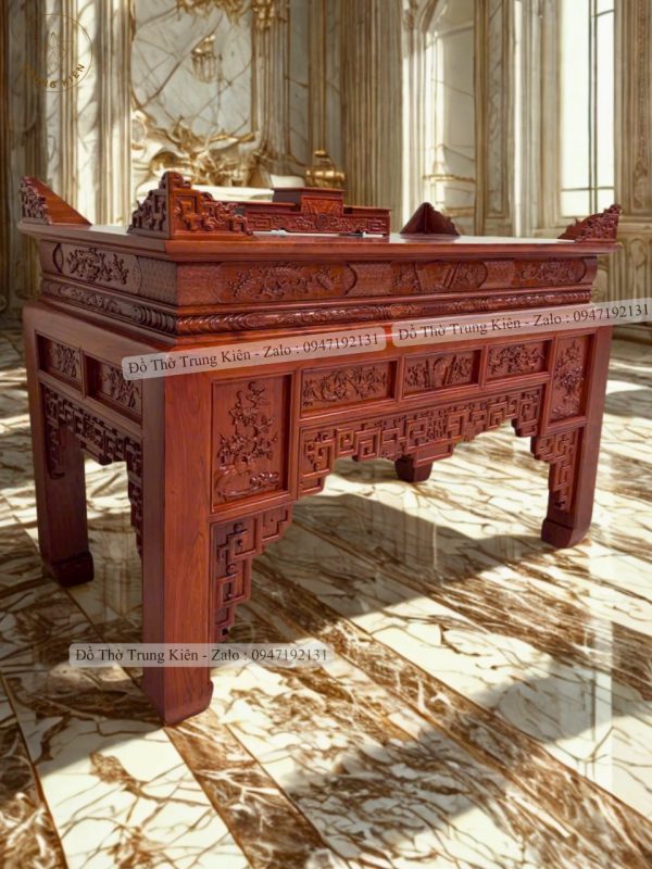 Bàn giả ô sa hương đá chân 14 2 cổ
